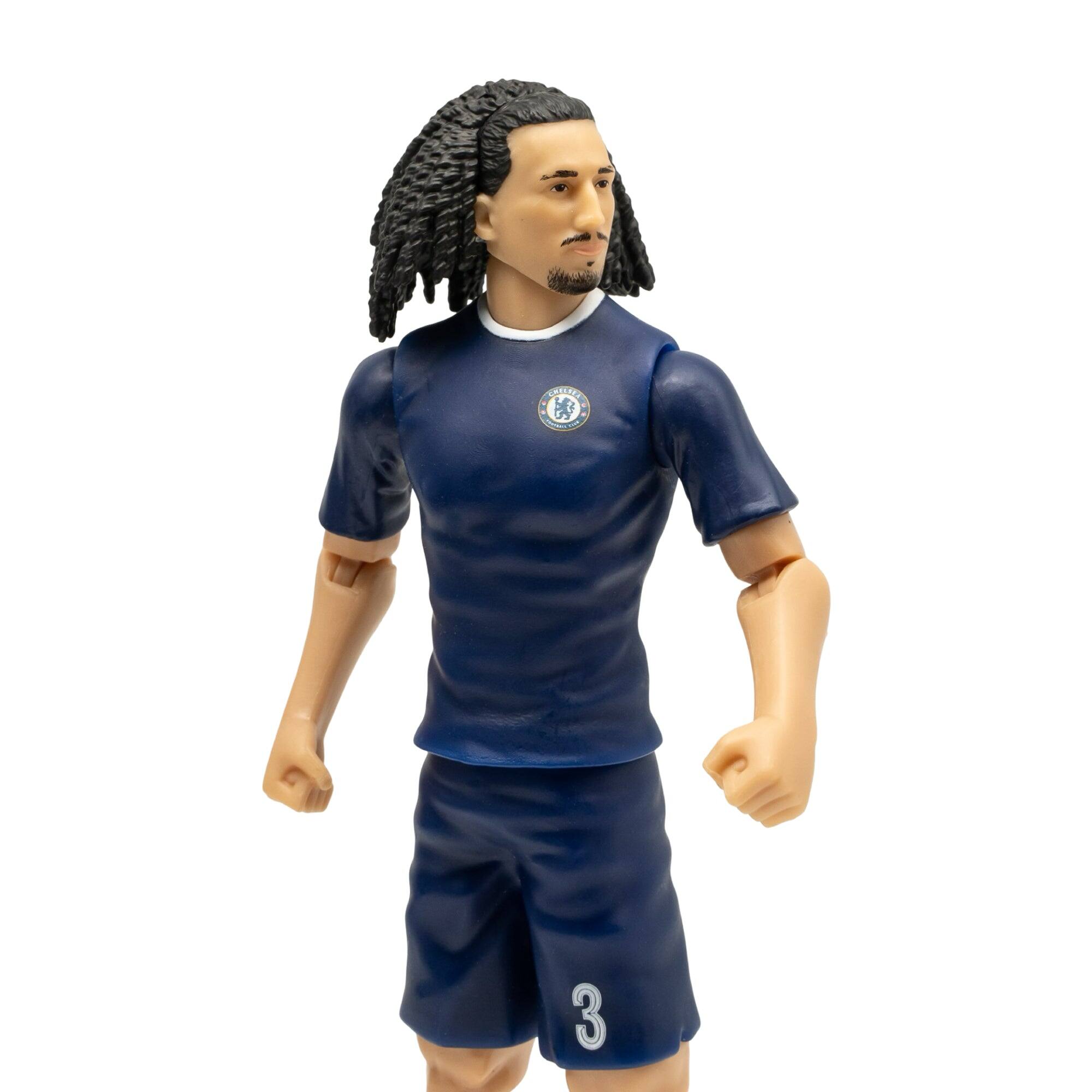 Alt View 2. Banbo Toys - Banbo Toys SOCKERS Chelsea Marc Cucurella 8" Collectible Soccer Action Figure.