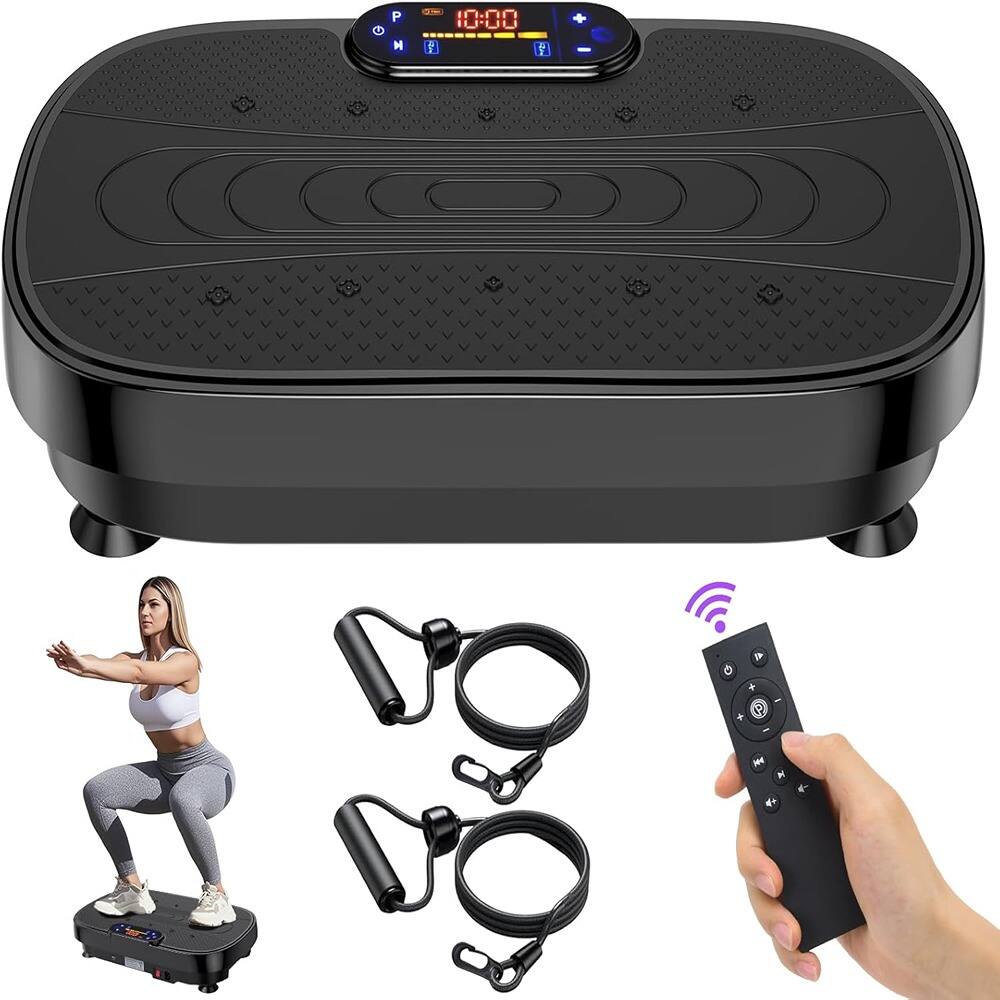 RTMB - Vibration Plate Machine with Bluetooth for Full-Body Training - Black