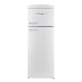 Unique Appliances - 21 in. Wide Classic Retro 7.5cu.ft Compact Top Freezer Refrigerator - Marshmallow White