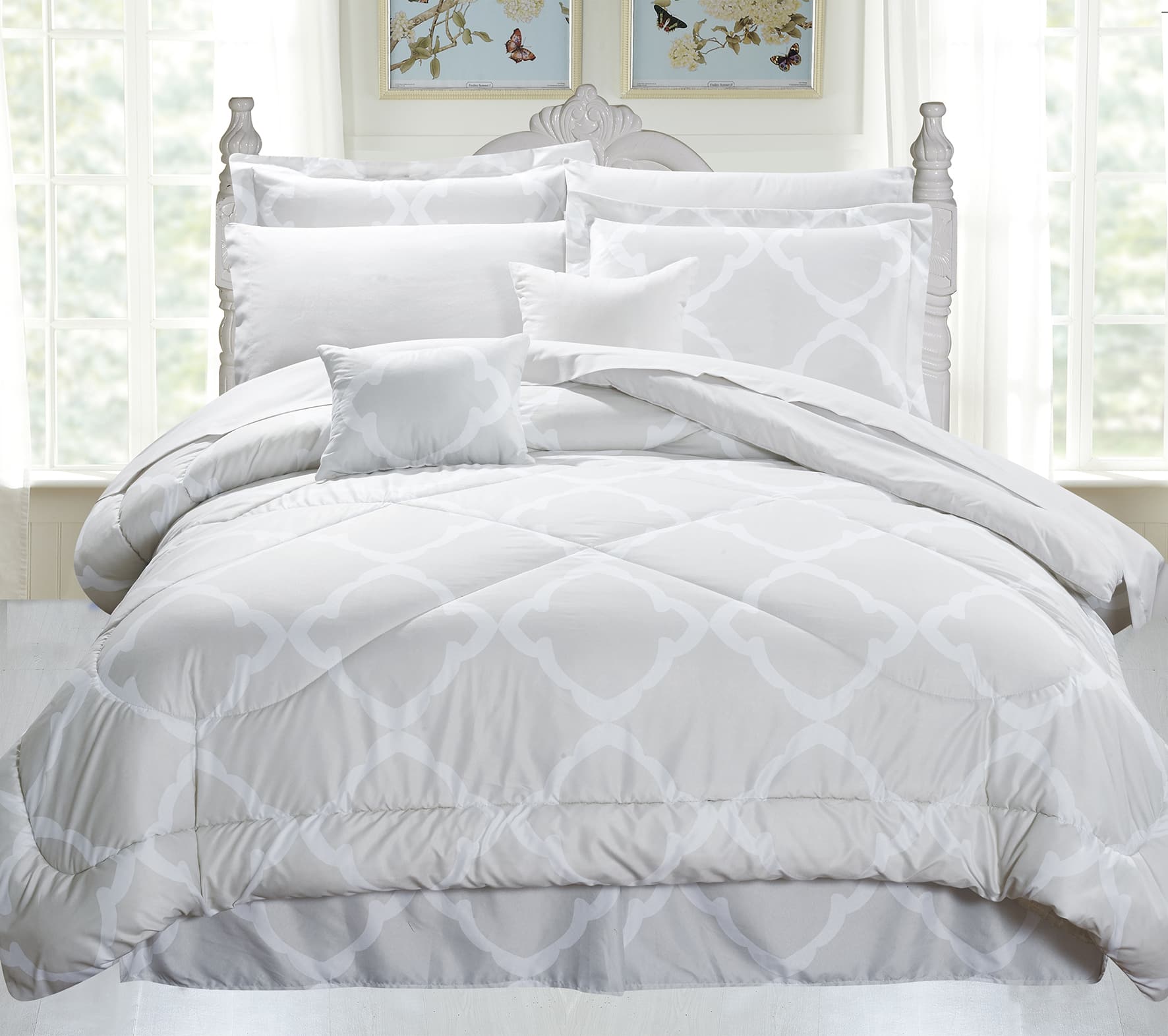 Kathy Ireland - 10 Piece Bed in a Bag Comforter Set - Kara price history on PriceWatchPro