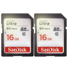 SanDisk Ultra 80 MB/s*
16 GB
SanDisk
SanDisk Ultra 80 MB/s*
16 GB
SanDisk