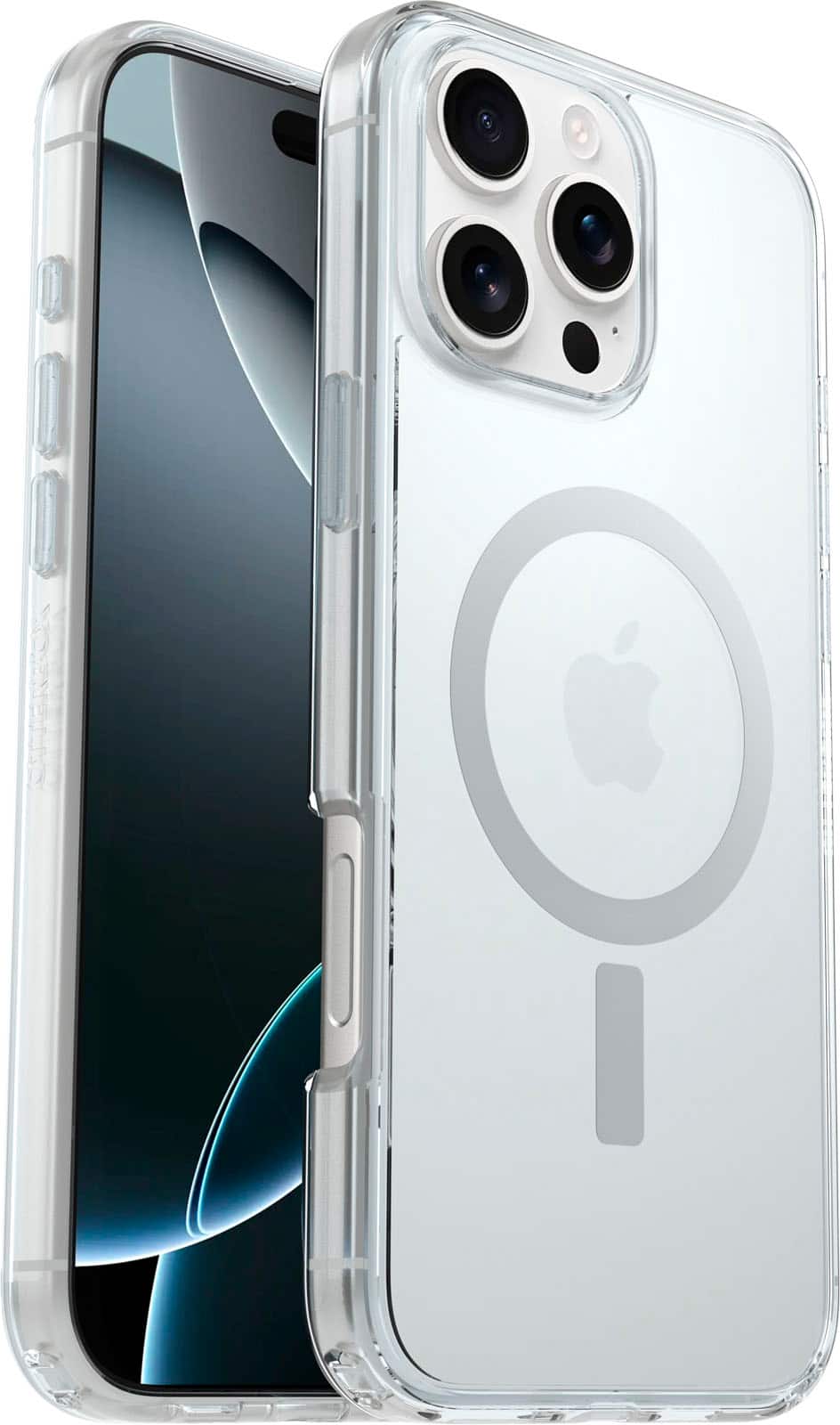 Alt View 1. OtterBox - Symmetry Series Hard Shell for MagSafe for Apple iPhone 16 Pro Max - Clear.