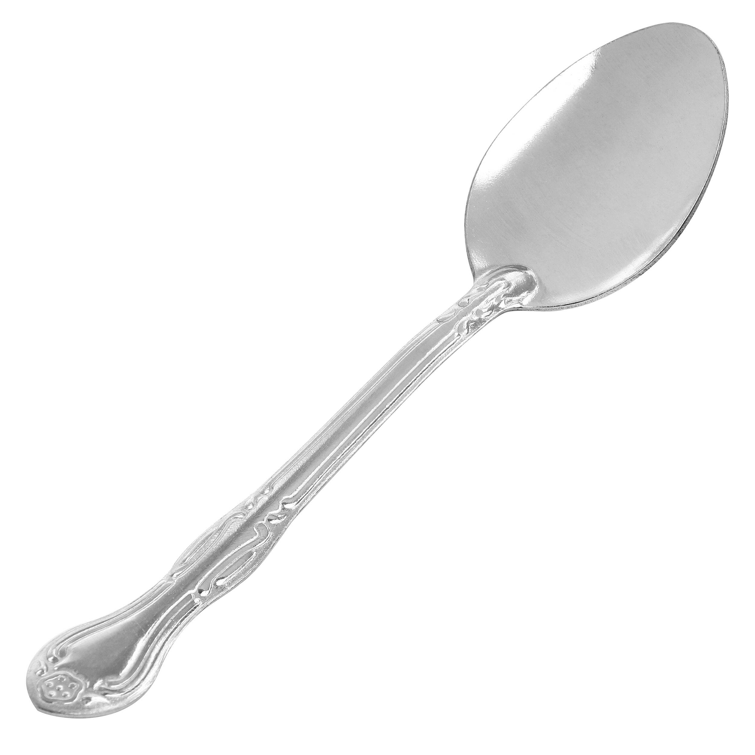 Alt View 1. Gibson - Gibson Home Abbie 4 Piece Stainless Steel Dinner Spoon Set - Silver.