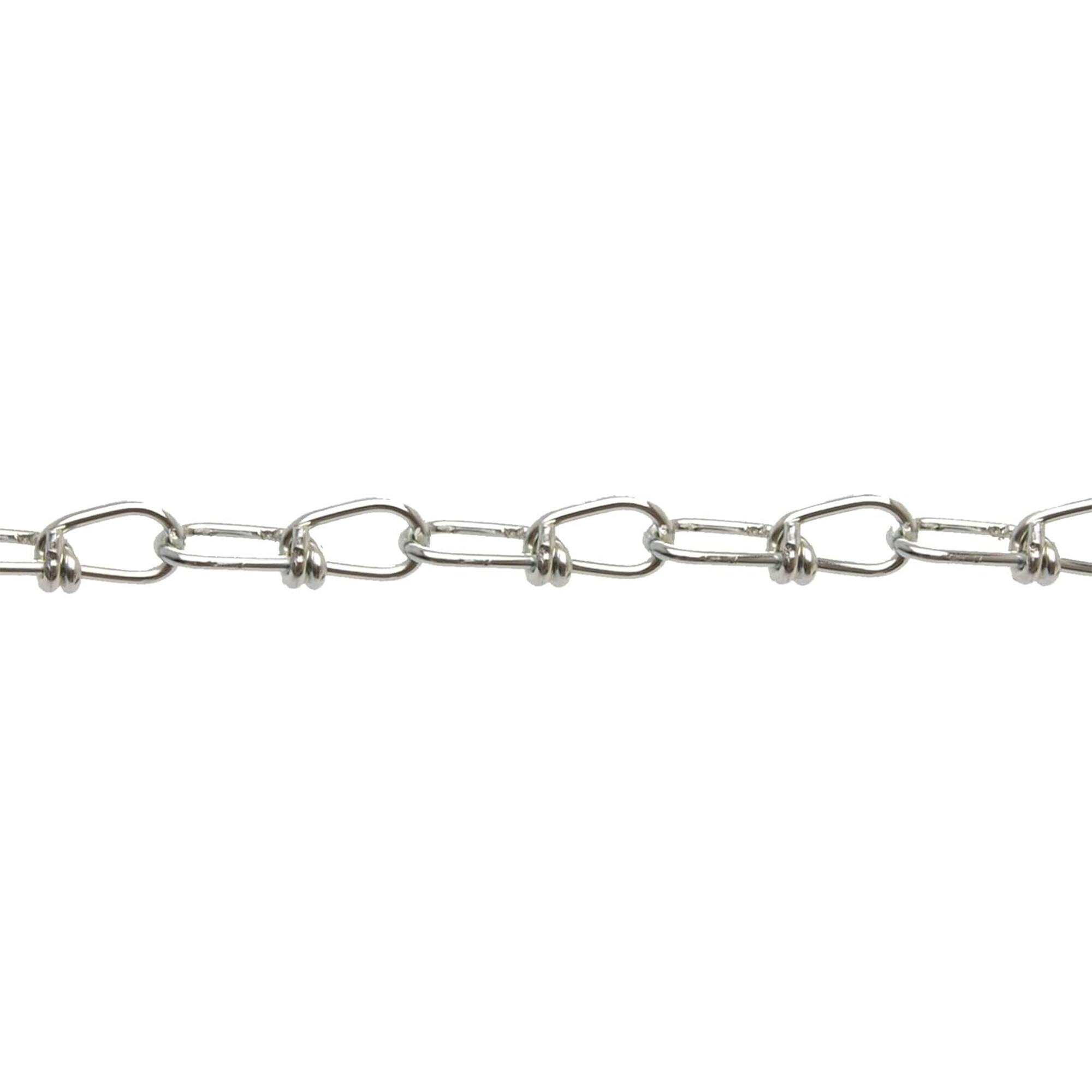 Alt View 3. Campbell Chain & Fittings - Campbell Chain & Fittings Steel Zinc Plated Inco Double Loop Chain Square Pail - Silver.