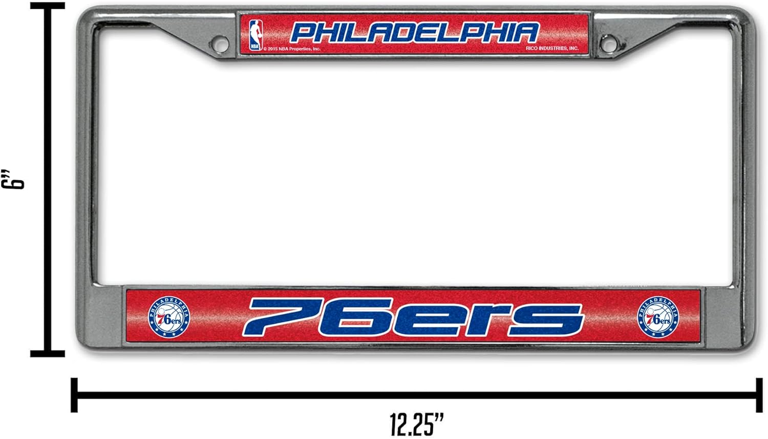 6" | PHILADELPHIA 76ers 12.25"