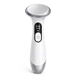 Luckbyte - 3 in 1 Eye Therapy Wand with Heat, Cooling and Vibration for Under Eye Care - White