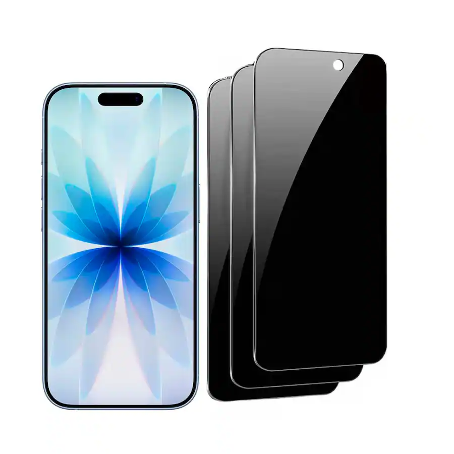 Front. Qixxronics - 3-Pack Qixxronics for iPhone 17 Privacy Screen ...