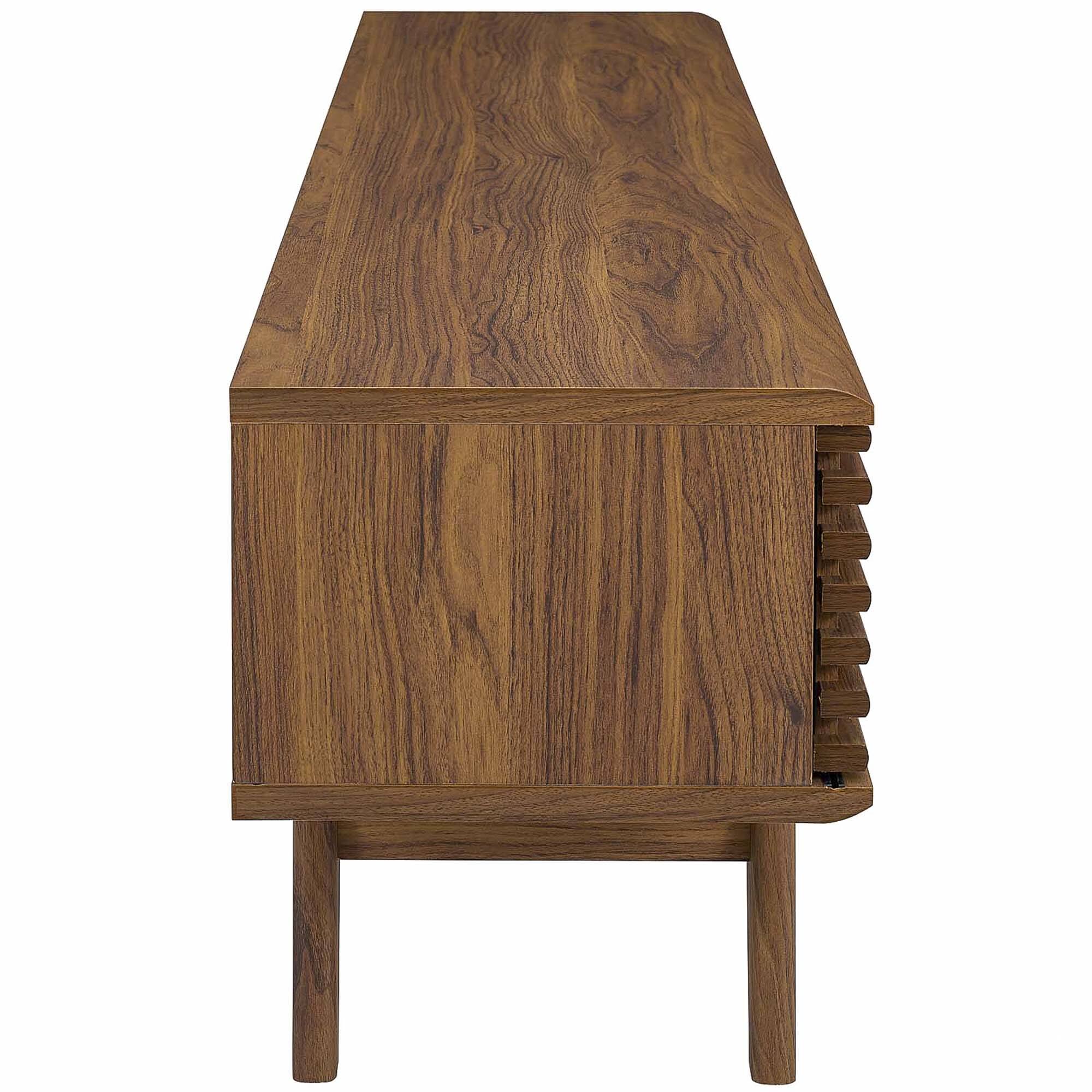Left. Modway - Render 70" Entertainment Center TV Stand by Modway - Walnut Walnut.