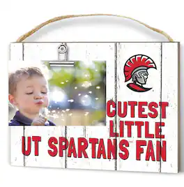 Jardine - University of Tampa Spartans 8'' x 10'' Cutest Little Weathered Logo Clip Photo Frame - White