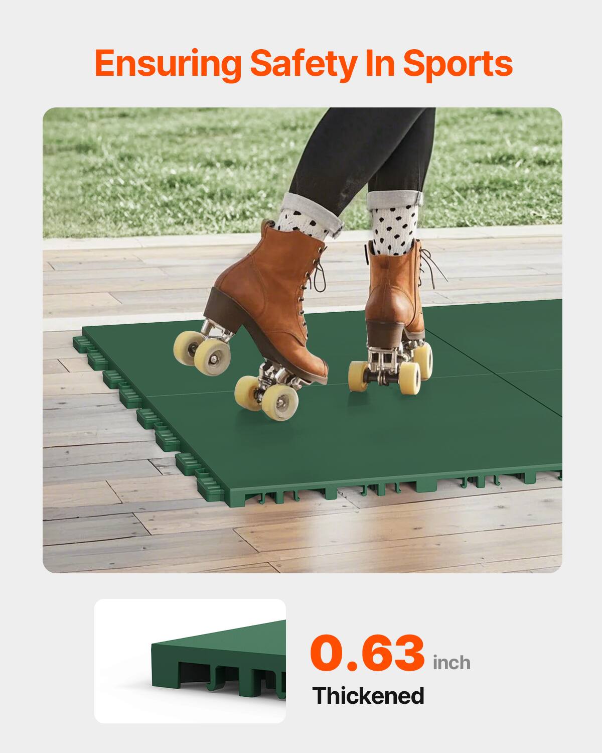 Ensuring Safety In Sports
0.63 inch Thickened