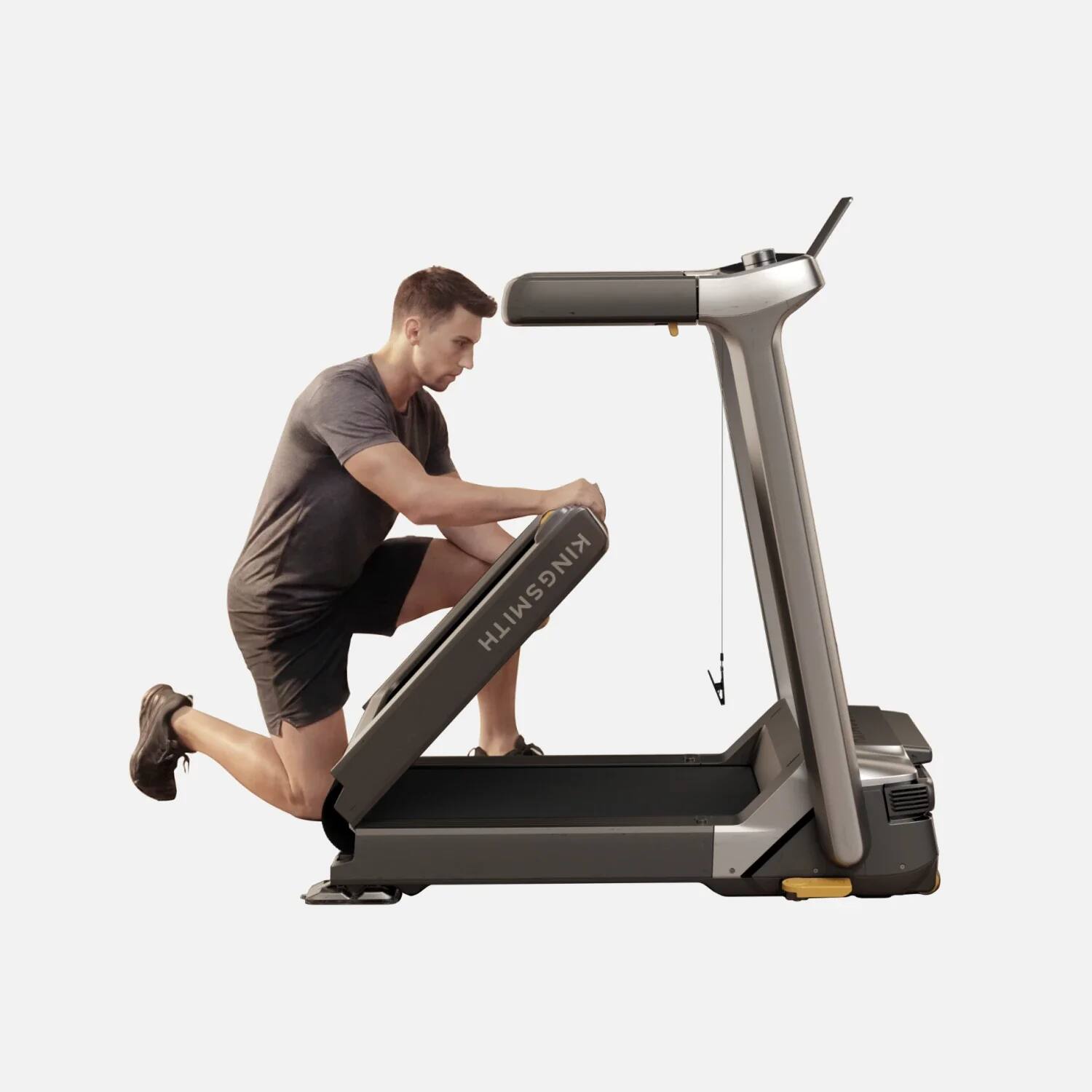 Alt View 3. WalkingPad - WALKINGPAD G5I AUTO INCLINE FOLDABLE TREADMILL - Gray.