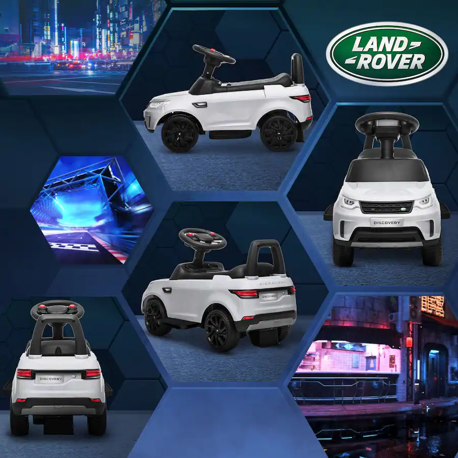 Rideable Rover Qaba Land Rover Licensed 6V Ride on Push Car, 2 in 1 Sliding Car ...