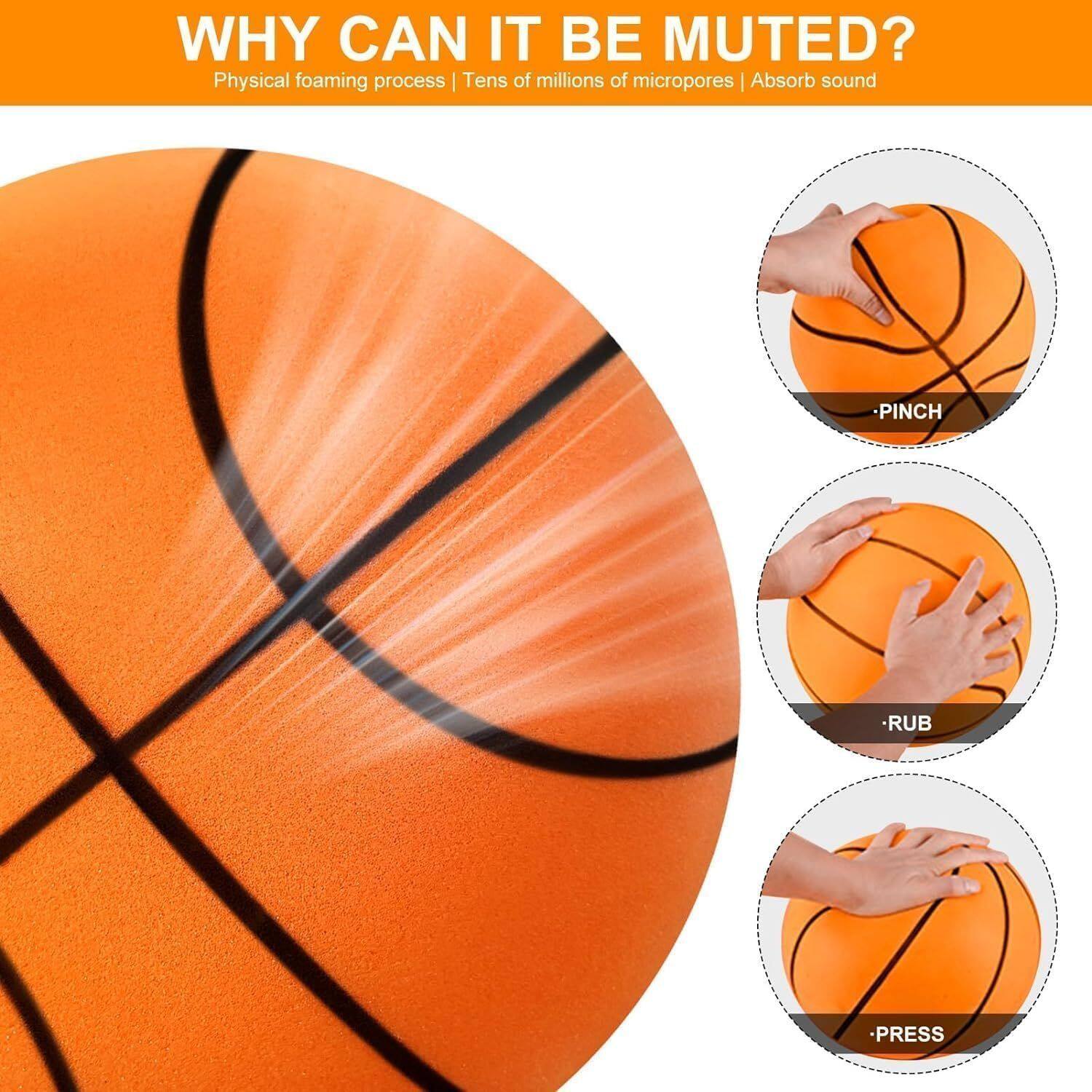 WHY CAN IT BE MUTED?  
Physical foaming process | Tens of millions of micropores | Absorb sound  
- PINCH  
- RUB  
- PRESS