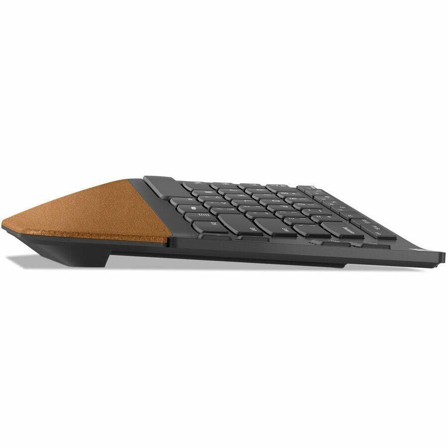 Alt View 5. Lenovo - Lenovo Go Wireless Split Keyboard AI - US English - Wireless Connectivity - RF - 2.40 GHz - USB Type A Interface - 88 - Storm Gray.