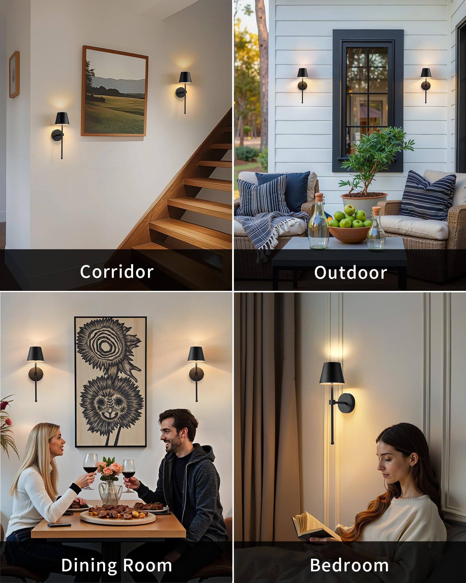 Corridor  
Outdoor  
Dining Room  
Bedroom