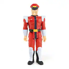 Super7 - Street Fighter 2 3.75 Inch ReAction Figure | Bison - Red