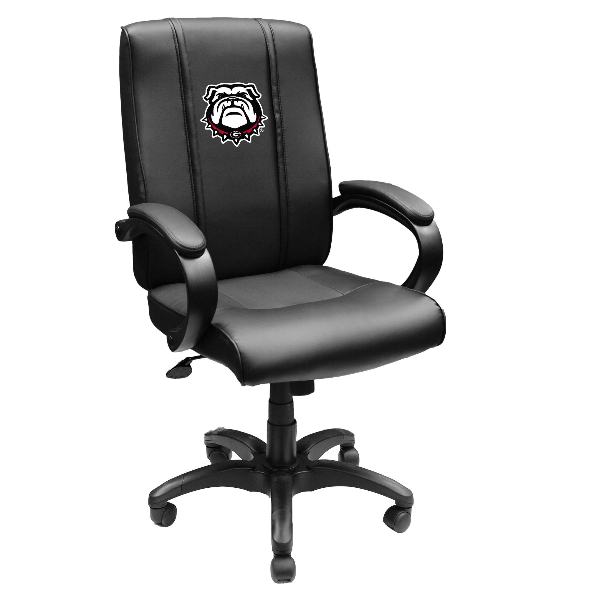 Front. DreamSeat - Black Georgia Bulldogs Office Chair 1000 - Black.