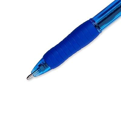 Alt View 2. Paper Mate -  Profile Retractable Ballpoint Pen, Bold Point, Dozen  - Blue Ink.
