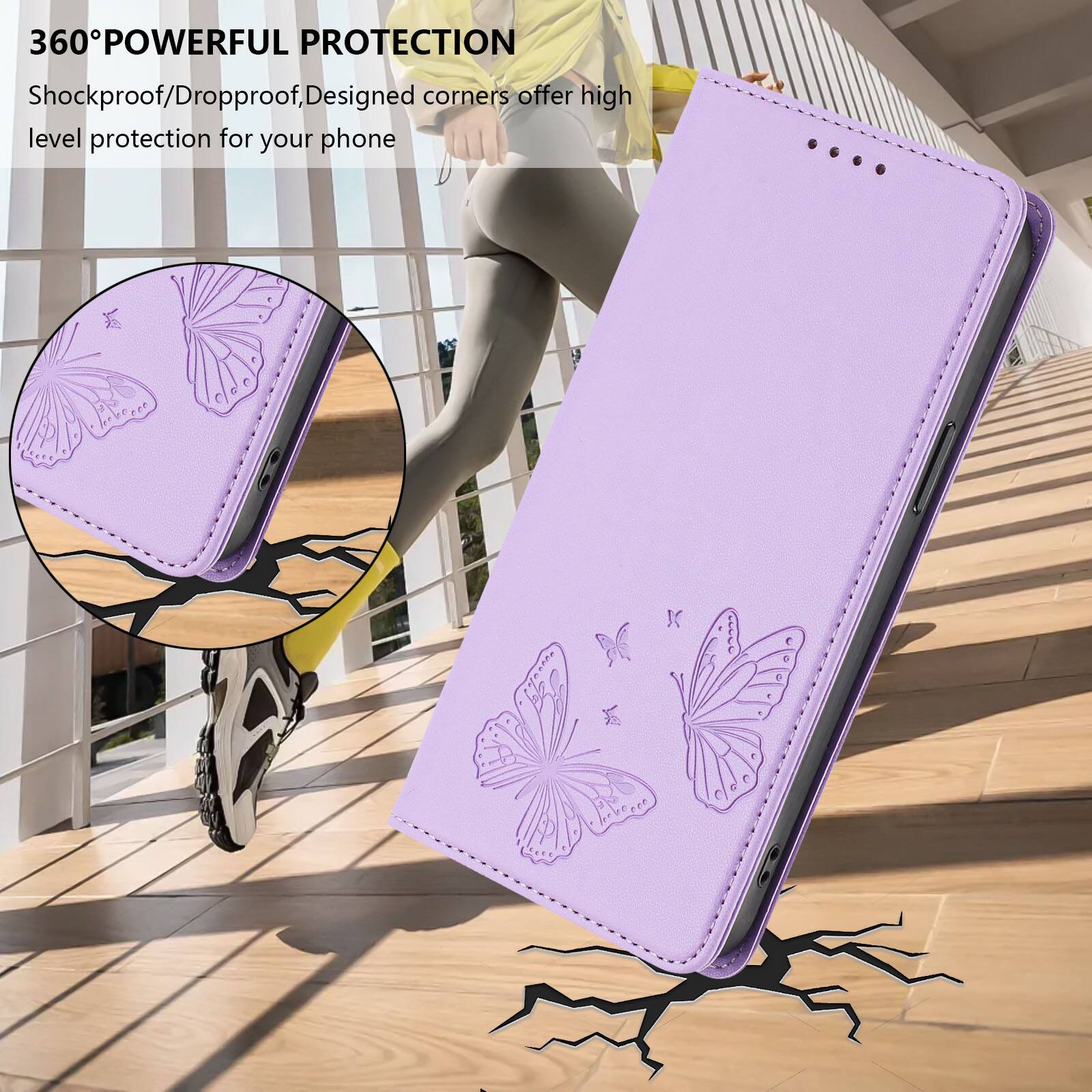 360° POWERFUL PROTECTION  
Shockproof/Dropproof, Designed corners offer high level protection for your phone
