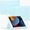 Front. VIKESI - Magnetic Case for iPad 10.2" 7th/8th/9th Gen, Shockproof, Pencil Holder, Auto Wake/Sleep, Multi-Angle Stand - Ice Blue.