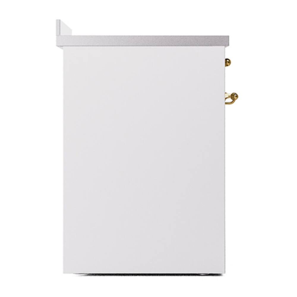 Alt View 9. ILVE - ILVE Nostalgie II 30 inch Induction Range with 4 Induction Elements (White) - White.