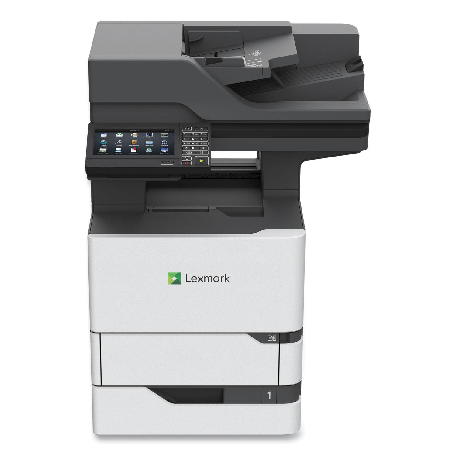 Alt View 1. Lexmark - 25B0000 MX721ade Copy/Fax/Print/Scan Multifunction Printer - false.