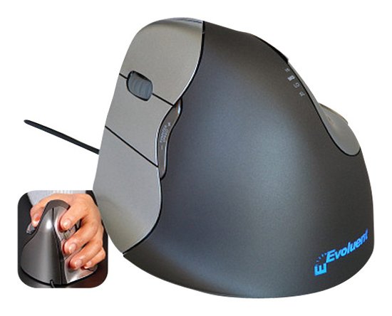 Prestige Evoluent VM4 Vertical Left-Handed Mouse Black VM4L - Best Buy