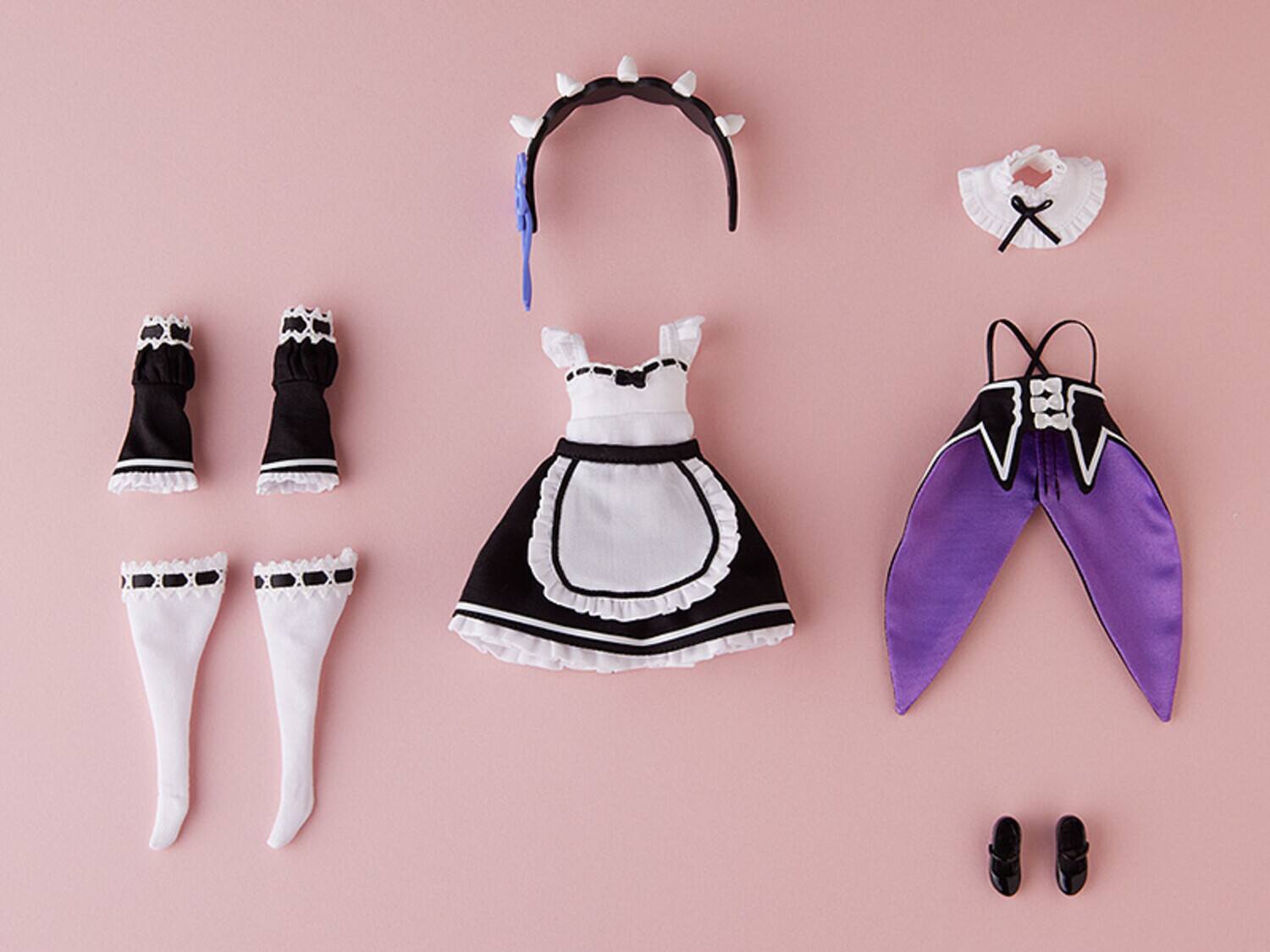 Alt View 3. Good Smile Company - Good Smile Company - Re: Zero - Harmonia Humming - Ram Doll   - Collectibles - Multicolor.