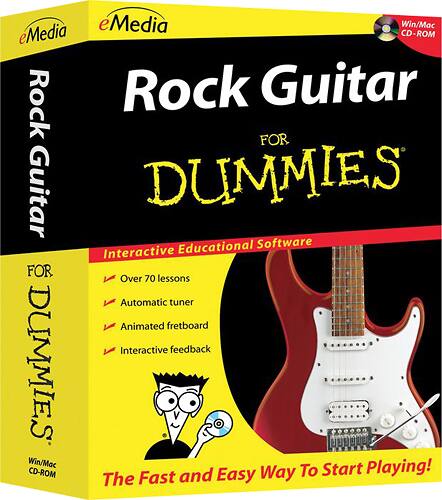 Front. eMedia - Rock Guitar for Dummies Instructional CD - Multi.