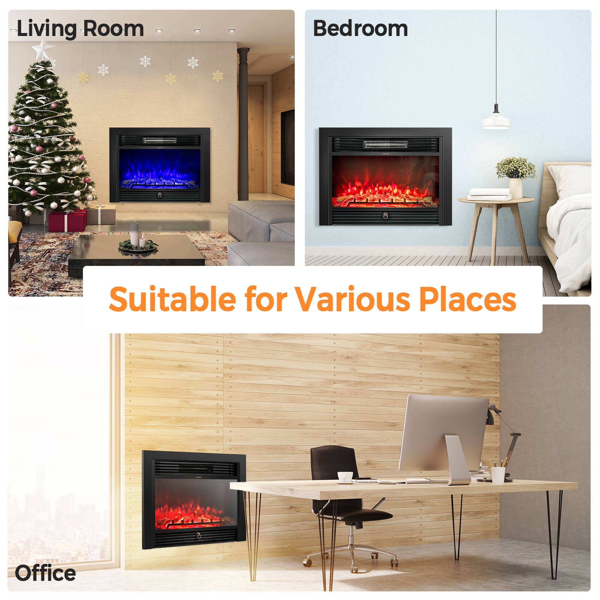 Living Room Bedroom  
Suitable for Various Places  
Office