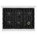 Alt View 2. ZLINE - ZLINE 36 in. Classic Dual Fuel Satin Steel Range w/ 6 Burner Cooktop & Black Matte Door (CDRS-BLM-36) - Stainless Steel.
