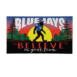 Evergreen Enterprises - Toronto Blue Jays 28" x 16" Bigfoot Believe in Your Team Turf Door Mat - Multicolor