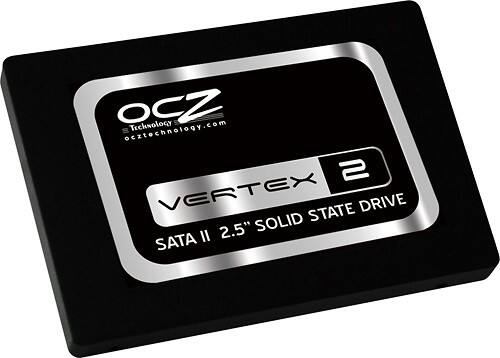 Front Standard. OCZ Technology - Vertex 2 80 GB 2.5" Internal Solid State Drive - Black.