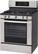 Left Standard. LG - 30" Self-Cleaning Freestanding Gas Range - Stainless-Steel.