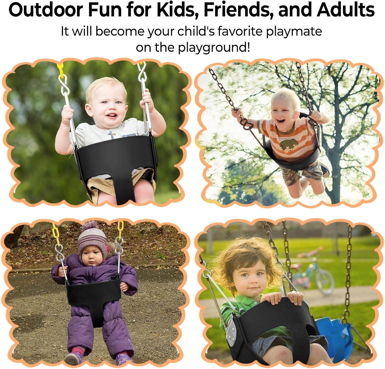 Outdoor Fun for Kids, Friends, and Adults

It will become your child's favorite playmate on the playground!