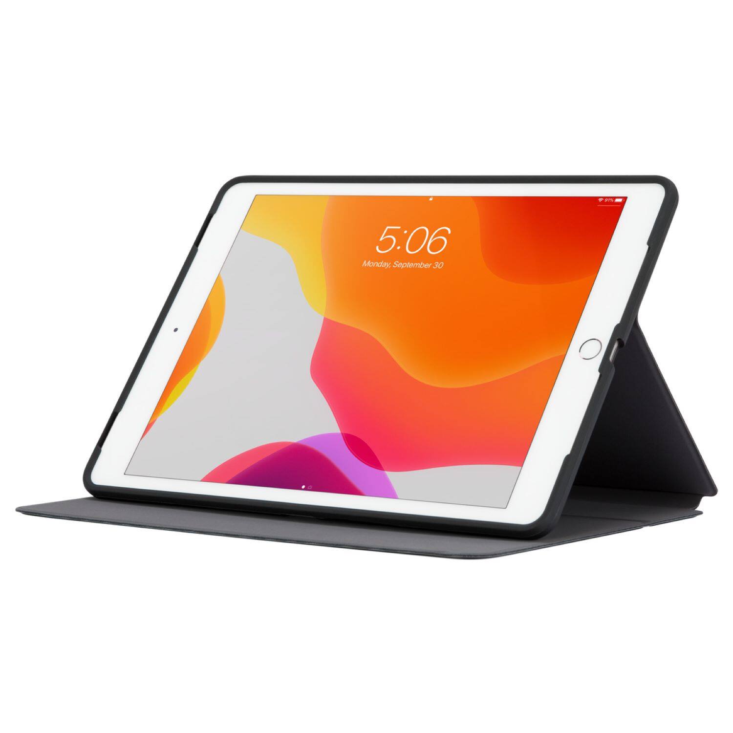 Alt View 19. Targus - Click-In Rotating Case for iPad (9th/8th/7th gen.) 10.2-inch, iPad Air 10.5-inch, and iPad Pro 10.5-inch - Black.