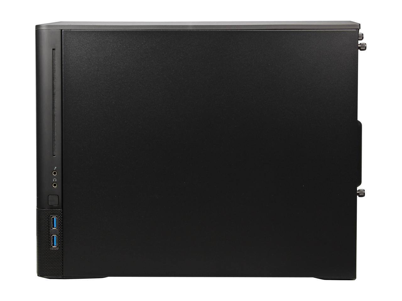 Alt View 3. Fractal Design - Fractal Design Node 804 Black Window Aluminum/Steel Micro ATX  Cube Computer Case - Black.