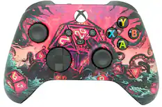 Front. ProControllers - Custom Wireless Controller for Xbox Series X|S, Xbox One, & PC - Colorful Squid.