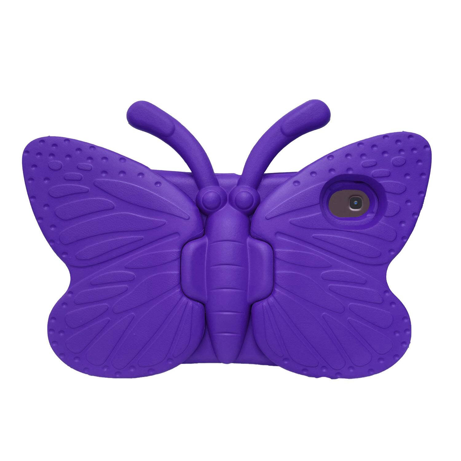 Alt View 1. Dteck - For Samsung Galaxy Tab A9 2023 8.7-inch Kid Case Butterfly Kickstand Light EVA Full Body Drop Protective Cover - Purple.