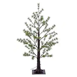 Vickerman - 3' Mini Pine Twig Tree LED 48WW - Green