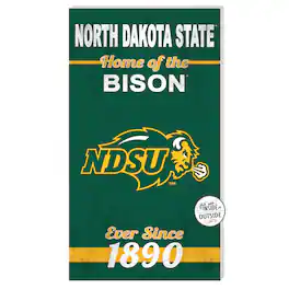 Jardine - NDSU Bison 11'' x 20'' Home Of The Sign - Green