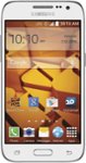 Front Zoom. Boost Mobile - Samsung Galaxy Prevail 4G with 8GB Memory Prepaid Cell Phone - White.