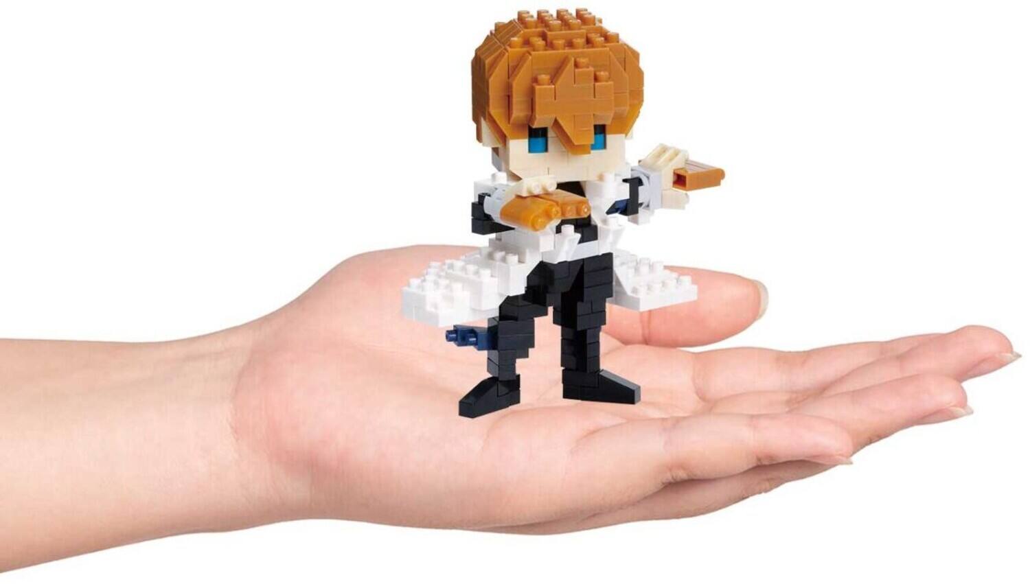 Alt View 2. Bandai - Nanoblock - Yu-Gi-Oh! Duel Monsters - Character Collection - Seto Kaiba Building Kit   - COLLECTIBLES - Multicolor.