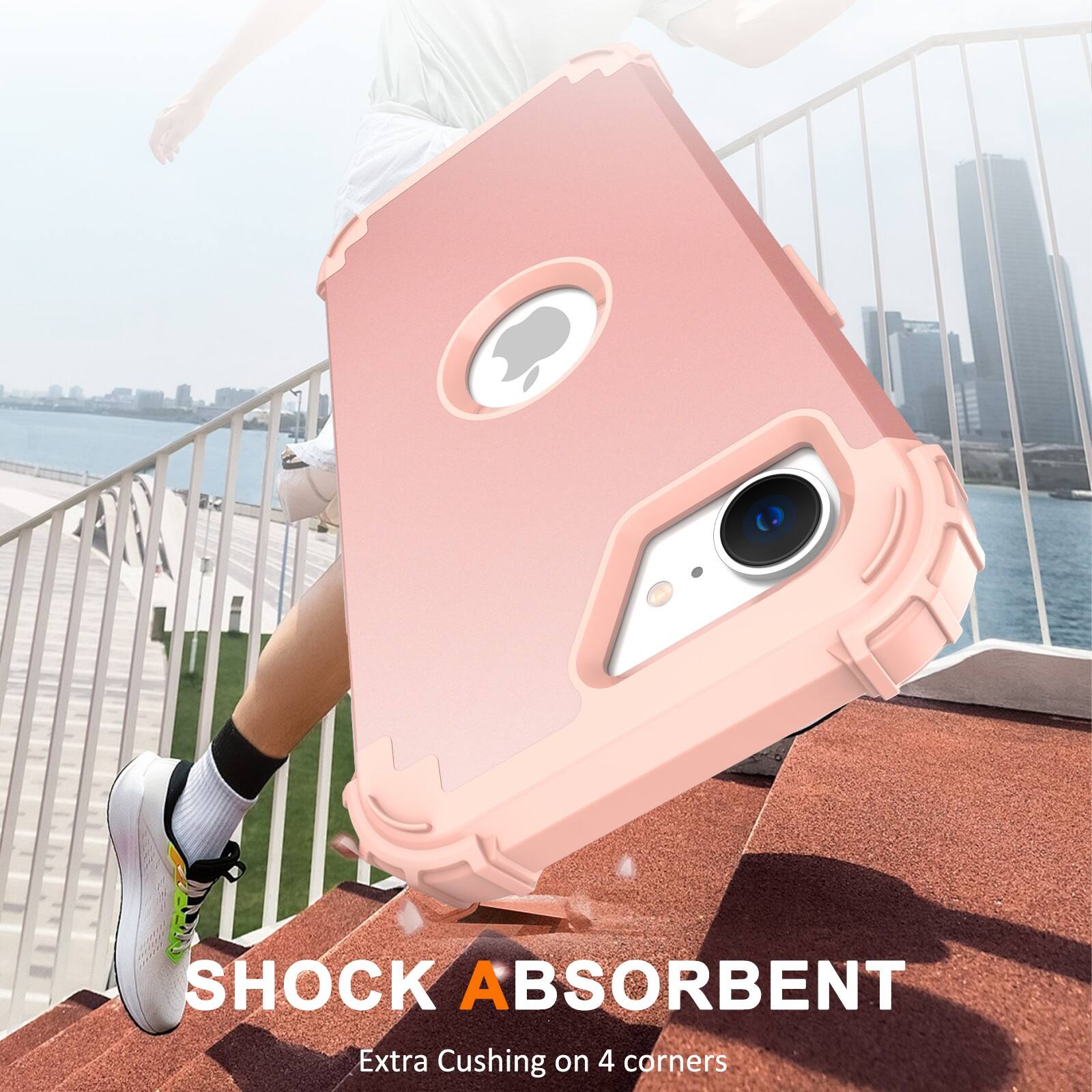 SHOCK ABSORBENT  
Extra Cushioning on 4 corners