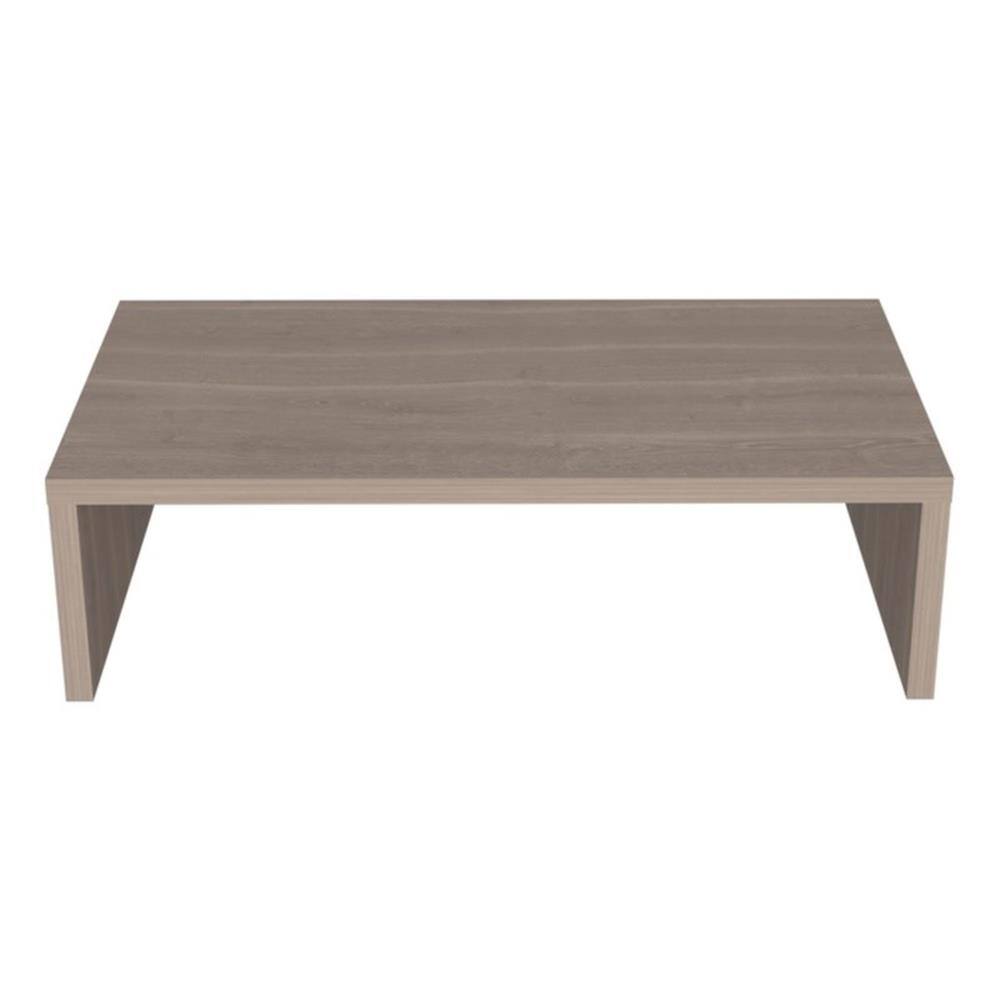 Front. TOV Furniture - Monitor Stand White Oak Engineered Wood - White Oak.