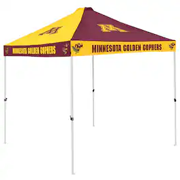 Logo Brands - Minnesota Golden Gophers 9' x 9' Checkerboard Canopy Tent - Maroon