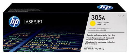 Front Standard. HP - 305A Yellow Original LaserJet Toner Cartridge - Yellow.