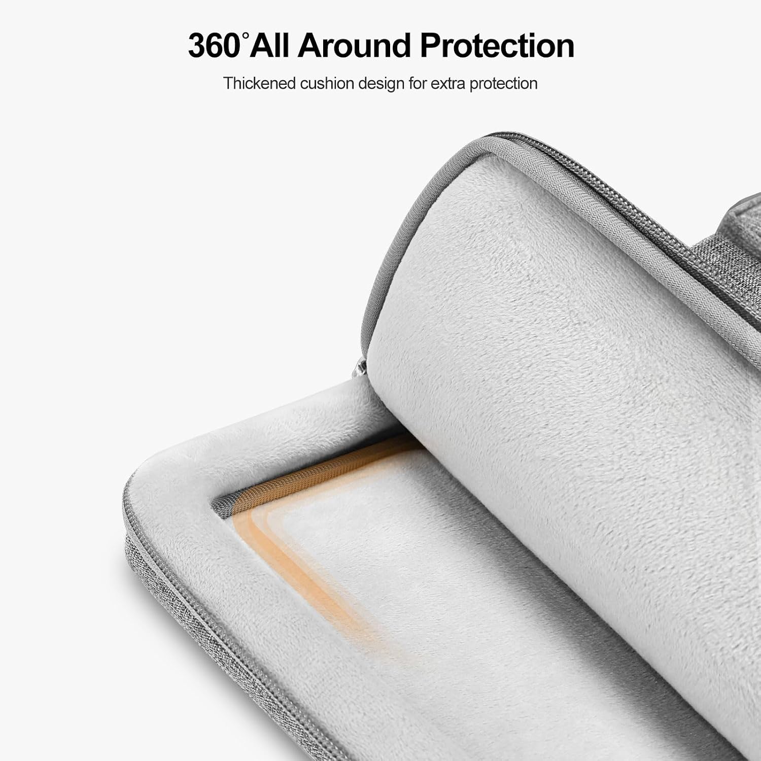 360° All Around Protection  
Thickened cushion design for extra protection