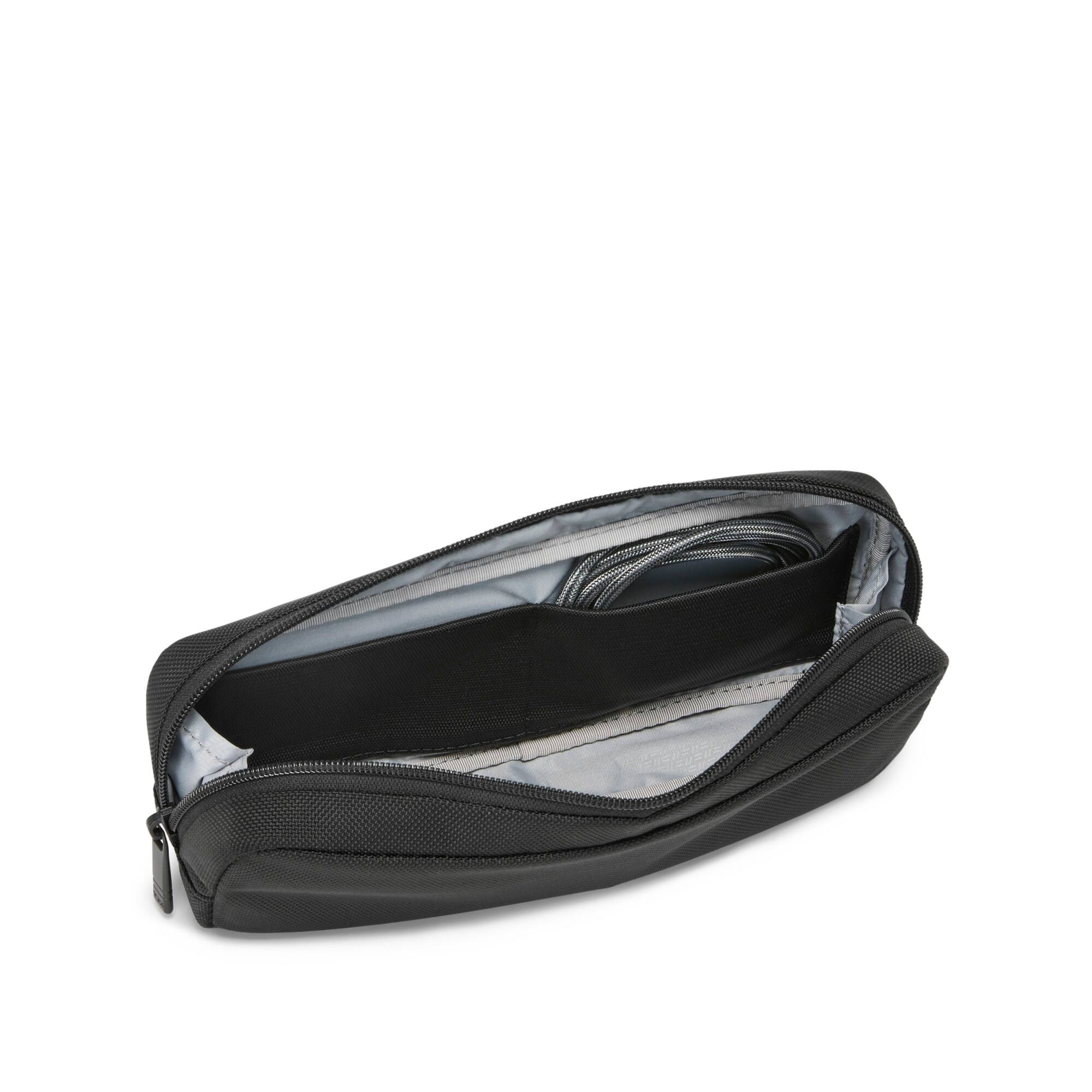 Angle. TUMI - Alpha Electronic Cord Pouch - Black.