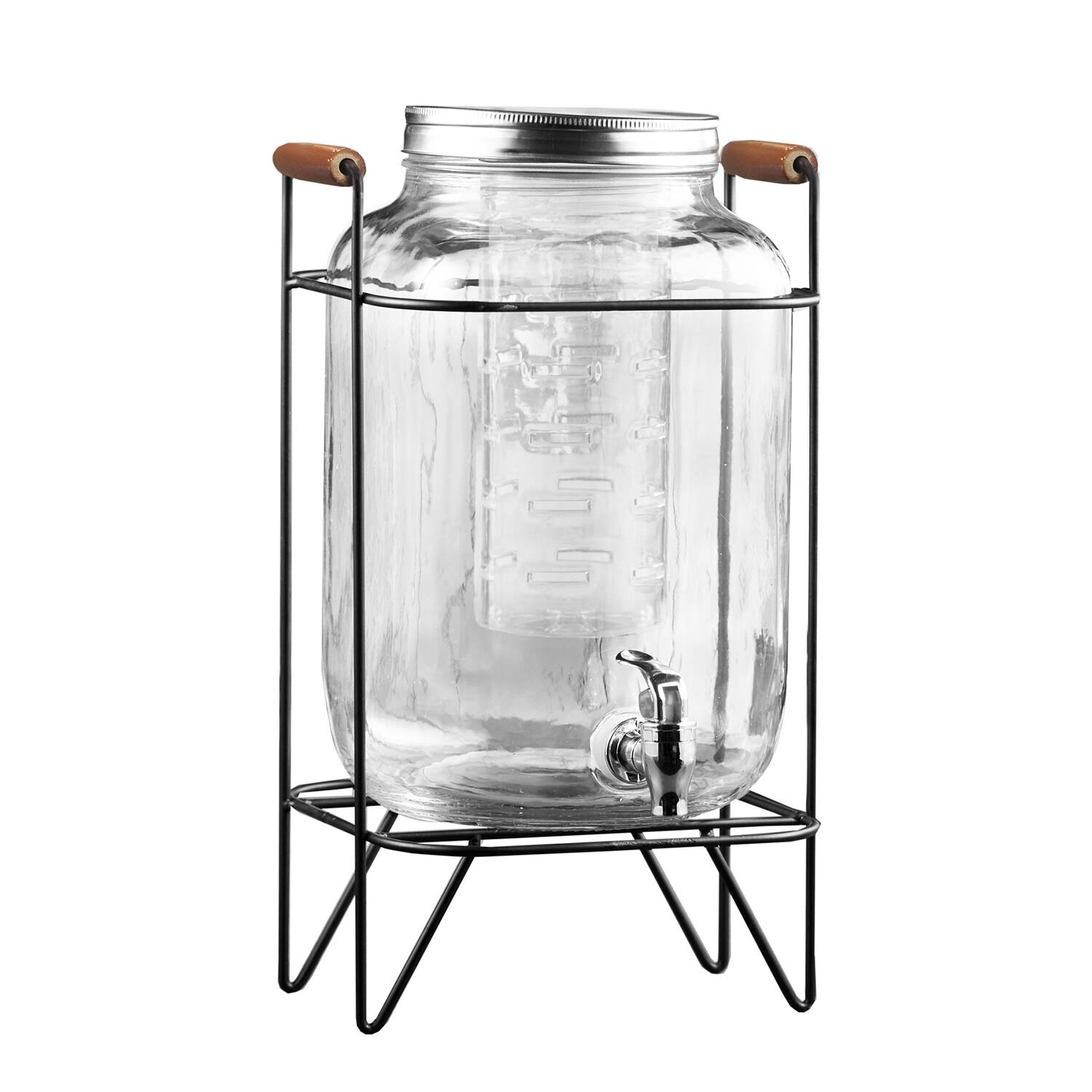 Angle. Style Setter - Beck Beverage Dispenser 2.11 Gal - Clear.